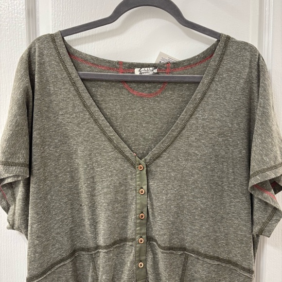 Intimately by Free People Pillow Talk Henley Jumpsuit One-Piece - Picture 3 of 11